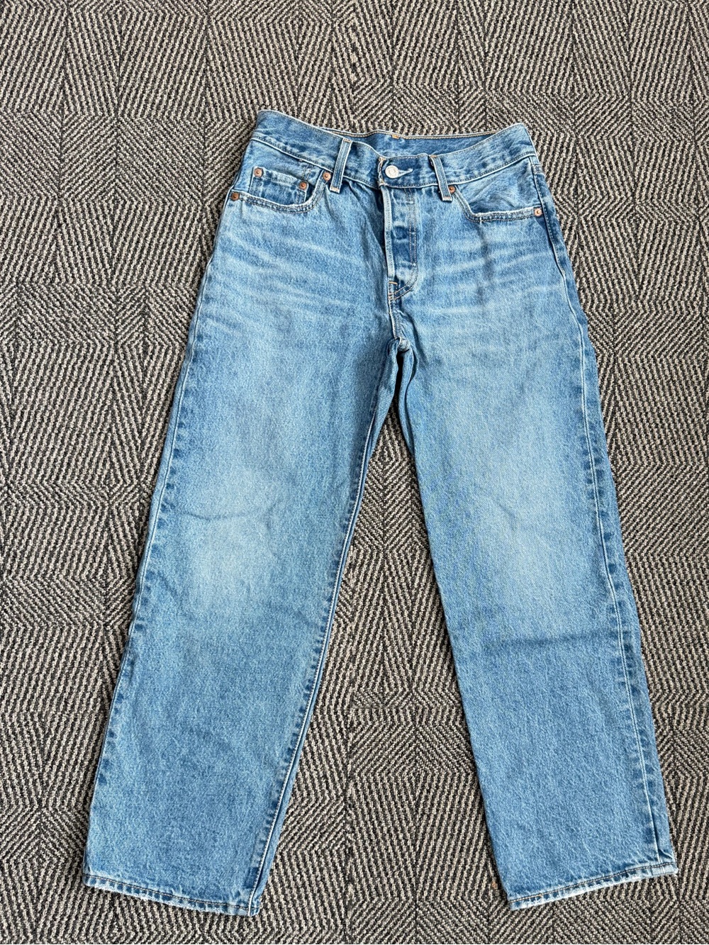 Levi's Light Blue Straight Jeans - Men's Classic Fit